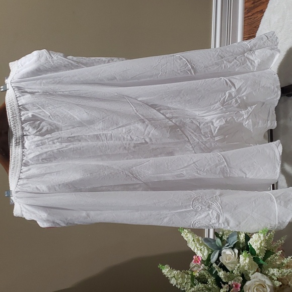 Nwt Metro Wear white cotton skirt - Picture 7 of 9